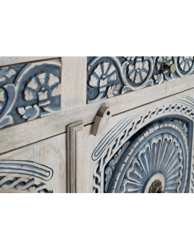 Aparador Nocturno 3 puertas 3 cajones Aparador Nocturno 3 puertas 3 cajones