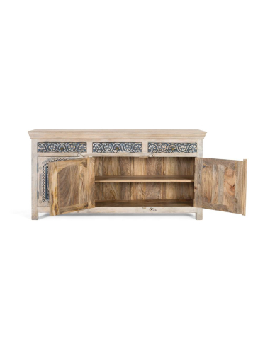 Aparador Nocturno 3 puertas 3 cajones Aparador Nocturno 3 puertas 3 cajones