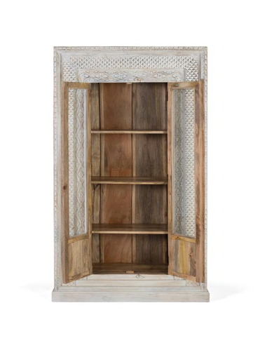 Armario con marco ancho tallado Armario con marco ancho tallado