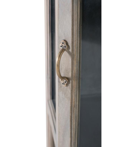 Vitrina rinconera 3 caras con vidrio Vitrina rinconera 3 caras con vidrio