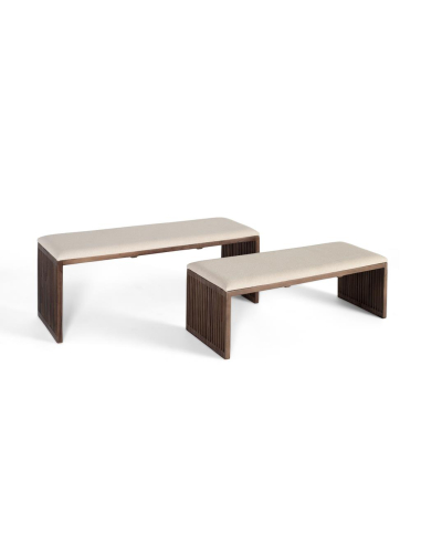 Set 2 banquetas descalzadoras Aria Set 2 banquetas descalzadoras Aria