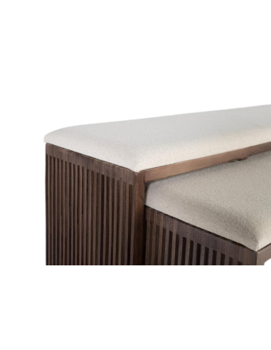 Set 2 banquetas descalzadoras Aria Set 2 banquetas descalzadoras Aria