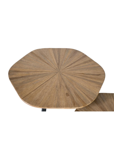 Set 3 mesas de rincón Fuga orgánico Set 3 mesas de rincón Fuga orgánico