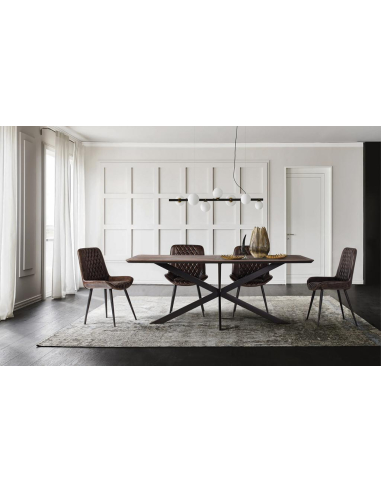 Mesa de comedor Fuga 200 cm combinada Mesa de comedor Fuga 200 cm combinada