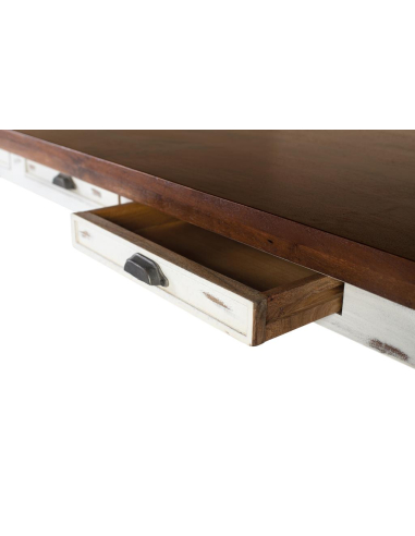 Mesa de comedor vintage blanco Mesa de comedor vintage blanco