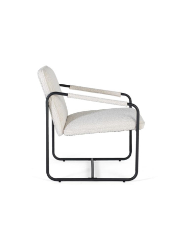 Set 2 sillones texturado blanco Set 2 sillones texturado blanco