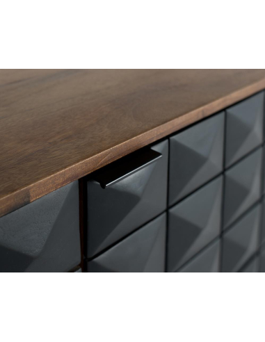 Aparador Grave 3 puertas negro