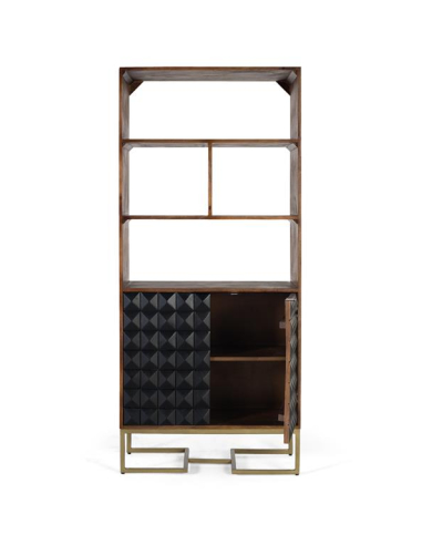 Librería Grave 2 puertas negro