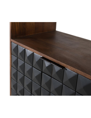 Librería Grave 2 puertas negro