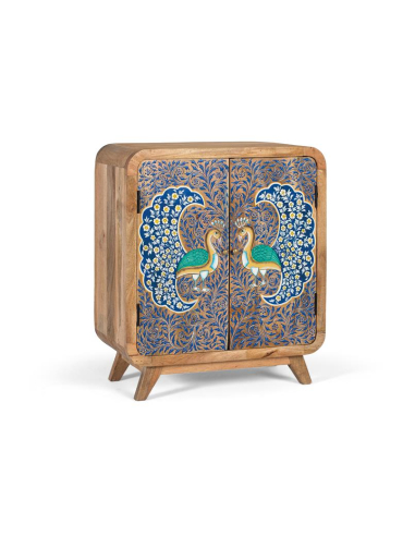 Mueble recibidor pavo real azul Mueble recibidor pavo real azul