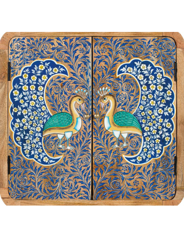 Mueble recibidor pavo real azul Mueble recibidor pavo real azul