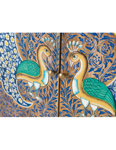 Mueble recibidor pavo real azul Mueble recibidor pavo real azul