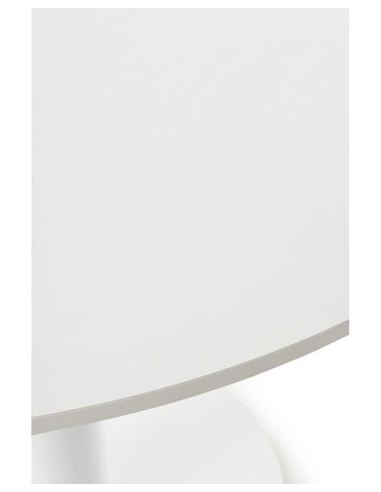 Mesa de comedor Hematita blanco 100 cm