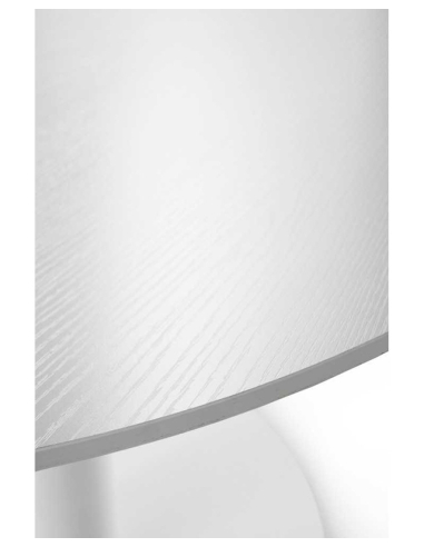 Mesa de comedor Hematita blanco 80 cm