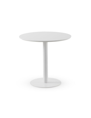 Mesa de comedor Hematita blanco 80 cm