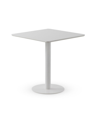 Mesa de comedor Hematita blanco 70 cm