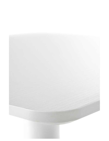 Mesa de comedor Hematita blanco 70 cm