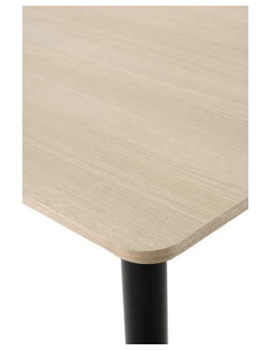 Mesa de comedor Hematita fresno 70 cm