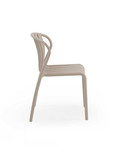 Set 4 sillas de comedor Esmeralda camel