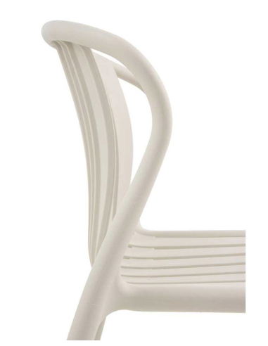 Set 4 sillas de comedor Esmeralda crema