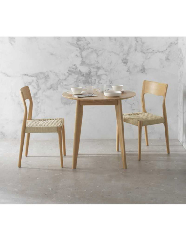 Mesa de comedor Diamante natural 80 cm