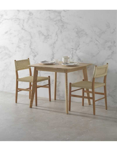 Mesa de comedor Diamante cuadrada 80 cm