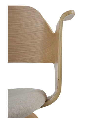 Set 4 sillas de comedor Coral roble...