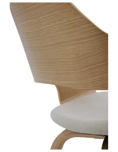 Set 4 sillas de comedor Coral roble...