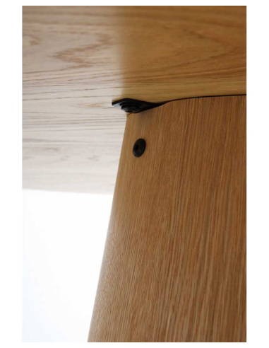 Mesa de comedor Citrino roble redonda