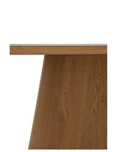 Mesa de comedor Citrino mármol blanco