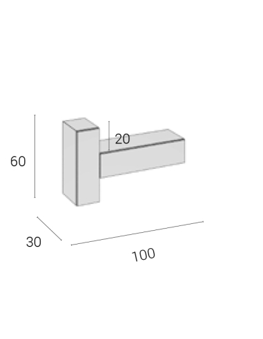 Consola Recibidor Prieto 100 cm