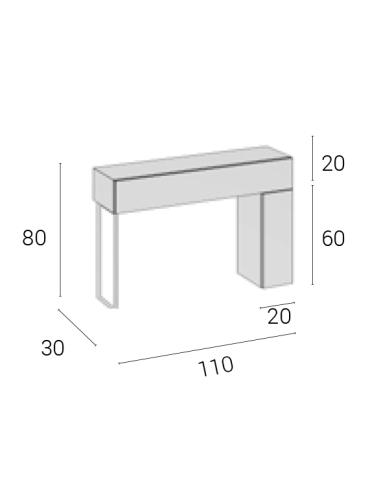 Mueble Consola Recibidor Piero con...