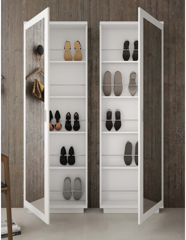 Zapatero Vestidor Ocean Puerta Espejo