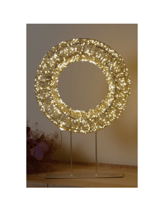 Corona oro pet c/pie 36d cm...