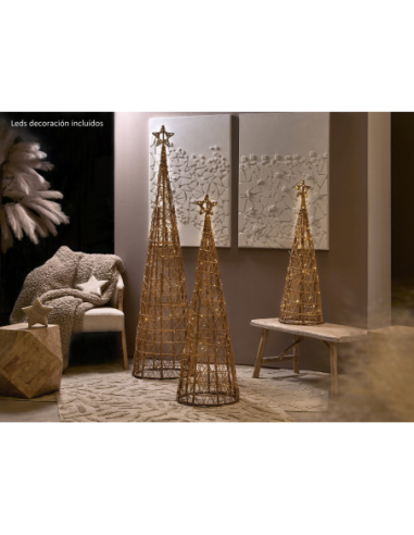 Árbol de navidad c/led a pilas 100 cm Árbol de navidad c/led a pilas 100 cm