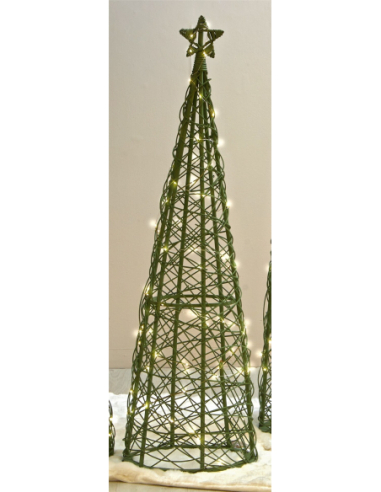 Árbol de navidad c/led a pilas 130 cm Árbol de navidad c/led a pilas 130 cm