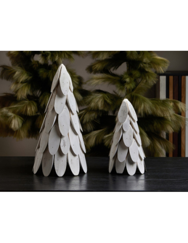 Abeto Navidad Lascas madera 43 cm