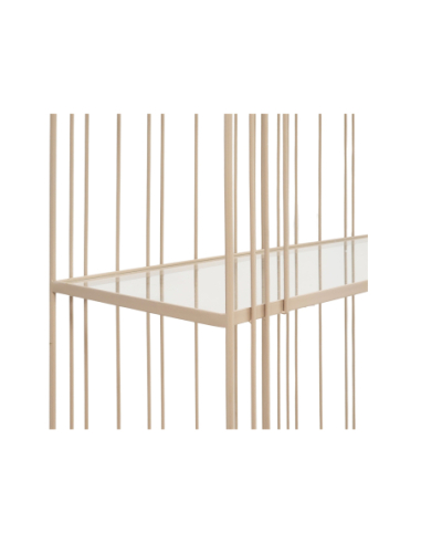 Estantería metal y cristal 180 cm