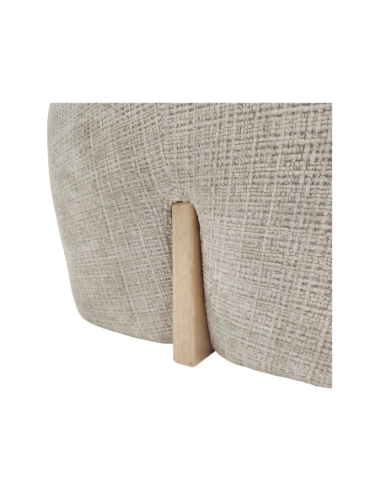 Sillón Arhoa tapizada dux beige