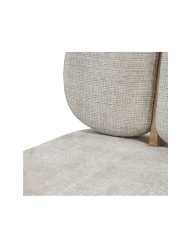 Sillón Arhoa tapizada dux beige