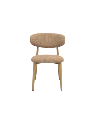 Silla de comedor Aka class tela caramelo