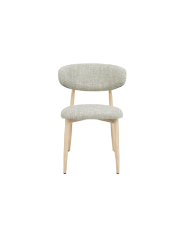 Silla de comedor Aka class tela verde