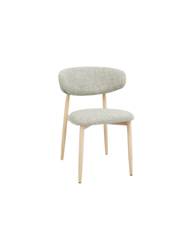 Silla de comedor Aka class tela verde