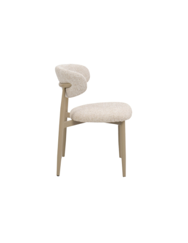 Silla de comedor Aka class tela beige...