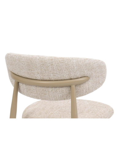 Silla de comedor Aka class tela beige...