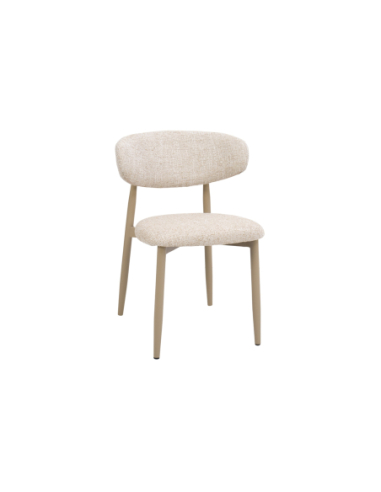 Silla de comedor Aka class tela beige...