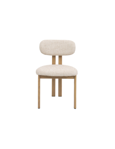 Silla de comedor Nyree class tela beige