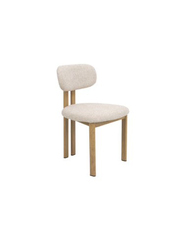 Silla de comedor Nyree class tela beige