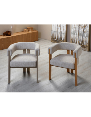 Butaca Akona class tela beige