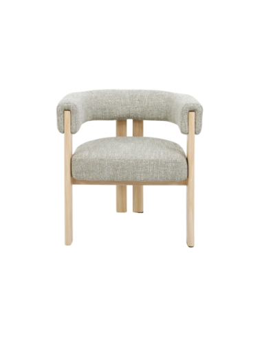 Butaca Akona class verde patas pintadas